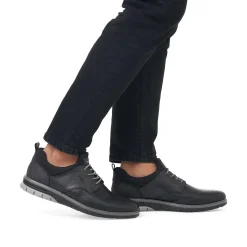 Rieker Business Shoes-Men'S Slippers Asphalt Black