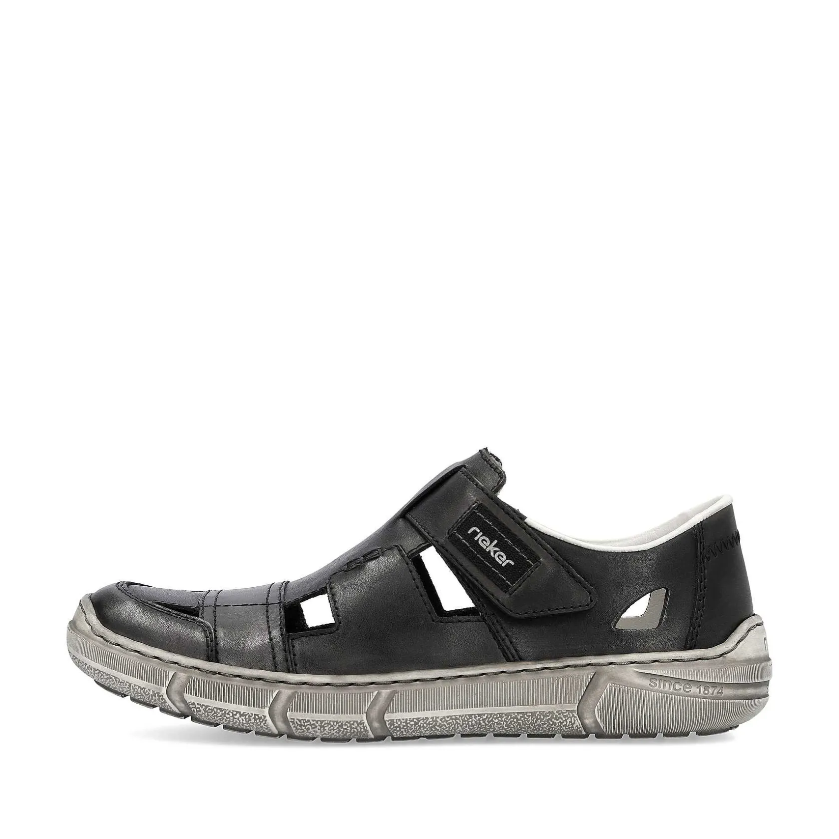 Rieker Low Shoes & Slippers-Men'S Slippers Asphalt Gray