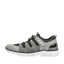Rieker Low Shoes & Slippers-Men'S Slippers Asphalt Gray