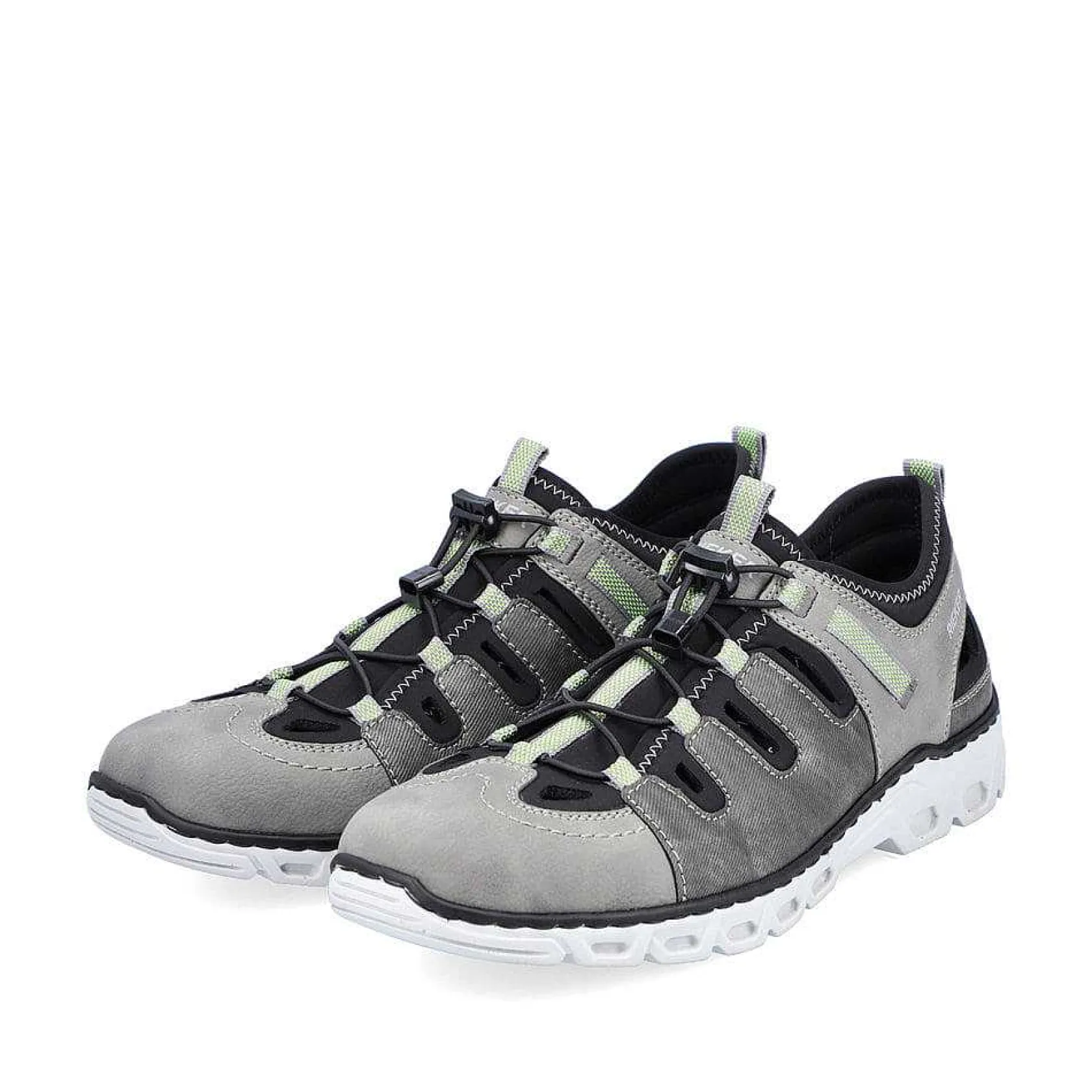 Rieker Low Shoes & Slippers-Men'S Slippers Asphalt Gray