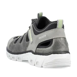 Rieker Low Shoes & Slippers-Men'S Slippers Asphalt Gray