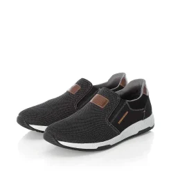 Rieker Low Shoes & Slippers-Men'S Slippers Asphalt Black