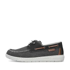 Rieker Summer Shoes-Men'S Slippers Asphalt Black