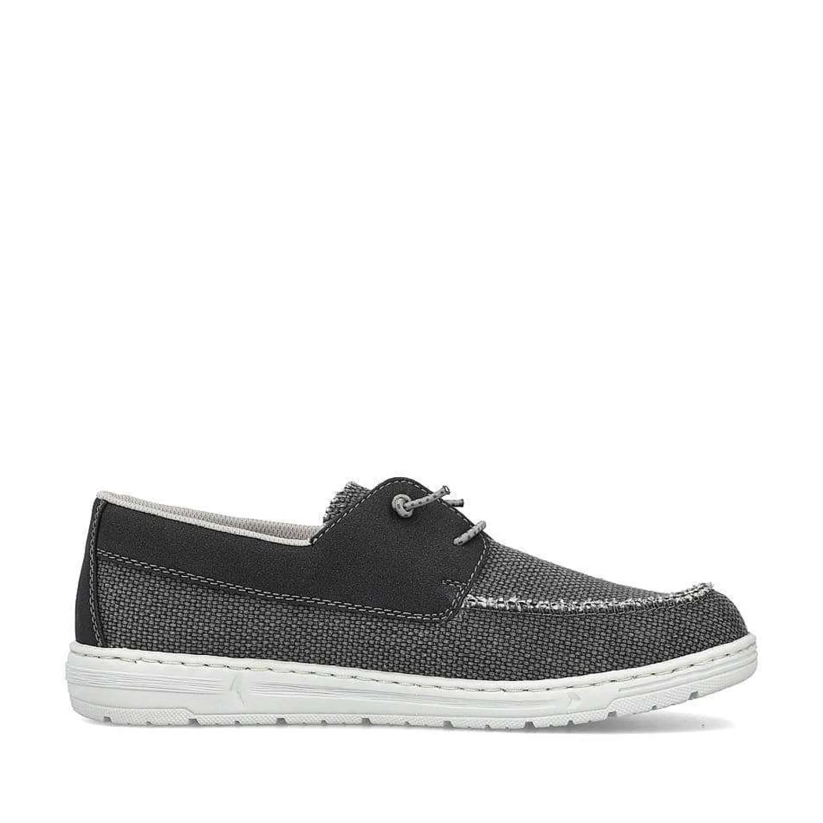 Rieker Summer Shoes-Men'S Slippers Asphalt Black