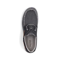 Rieker Summer Shoes-Men'S Slippers Asphalt Black