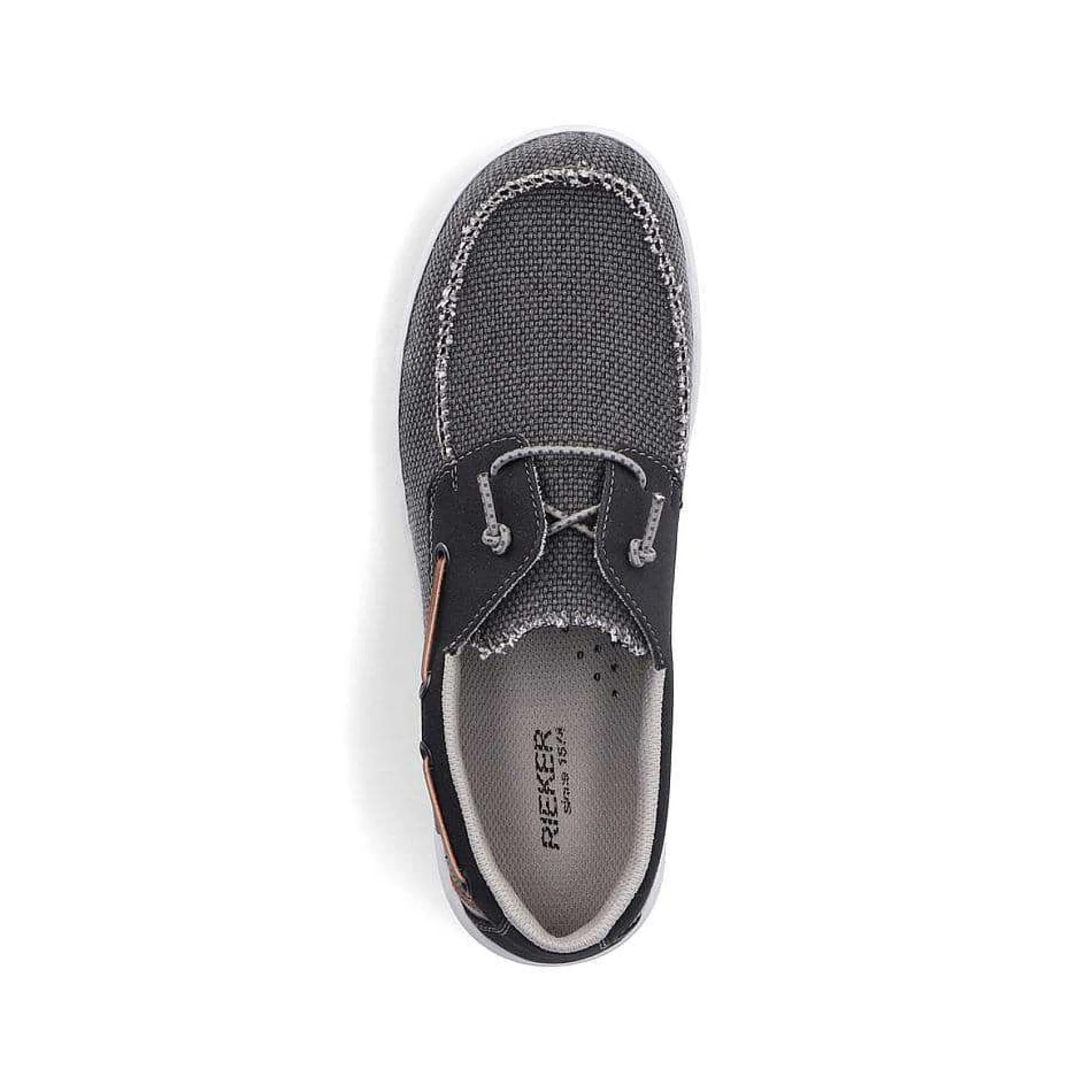 Rieker Summer Shoes-Men'S Slippers Asphalt Black