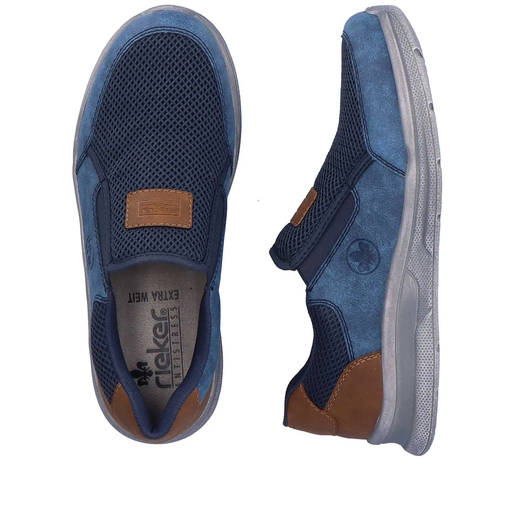 Rieker Low Shoes & Slippers-Men'S Slippers Azure Blue