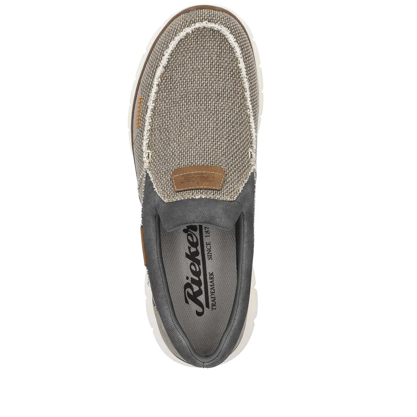 Rieker Low Shoes & Slippers-Men'S Slippers Beige-Gray