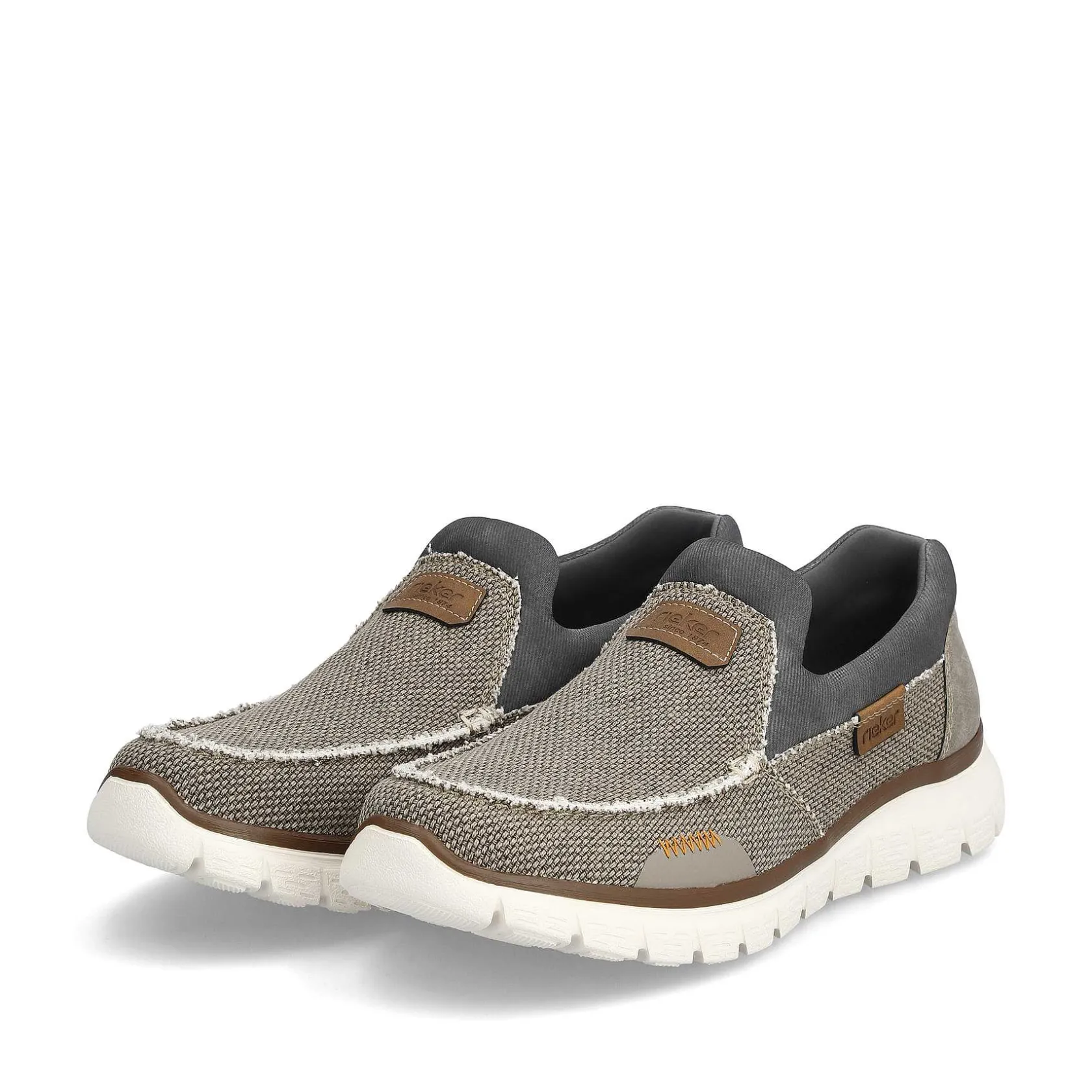 Rieker Low Shoes & Slippers-Men'S Slippers Beige-Gray