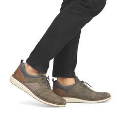 Rieker Business Shoes-Men'S Slippers Brown Gray