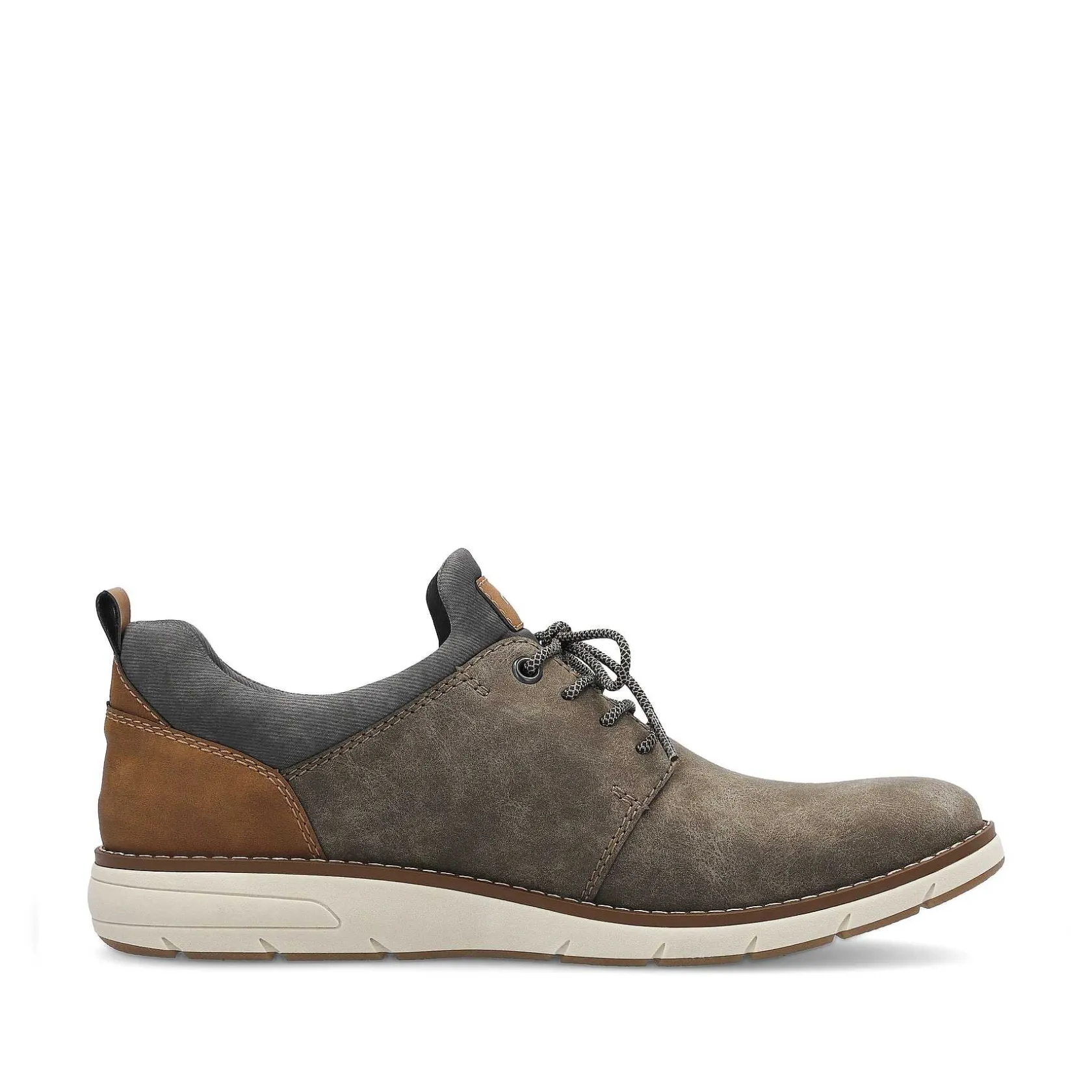 Rieker Business Shoes-Men'S Slippers Brown Gray