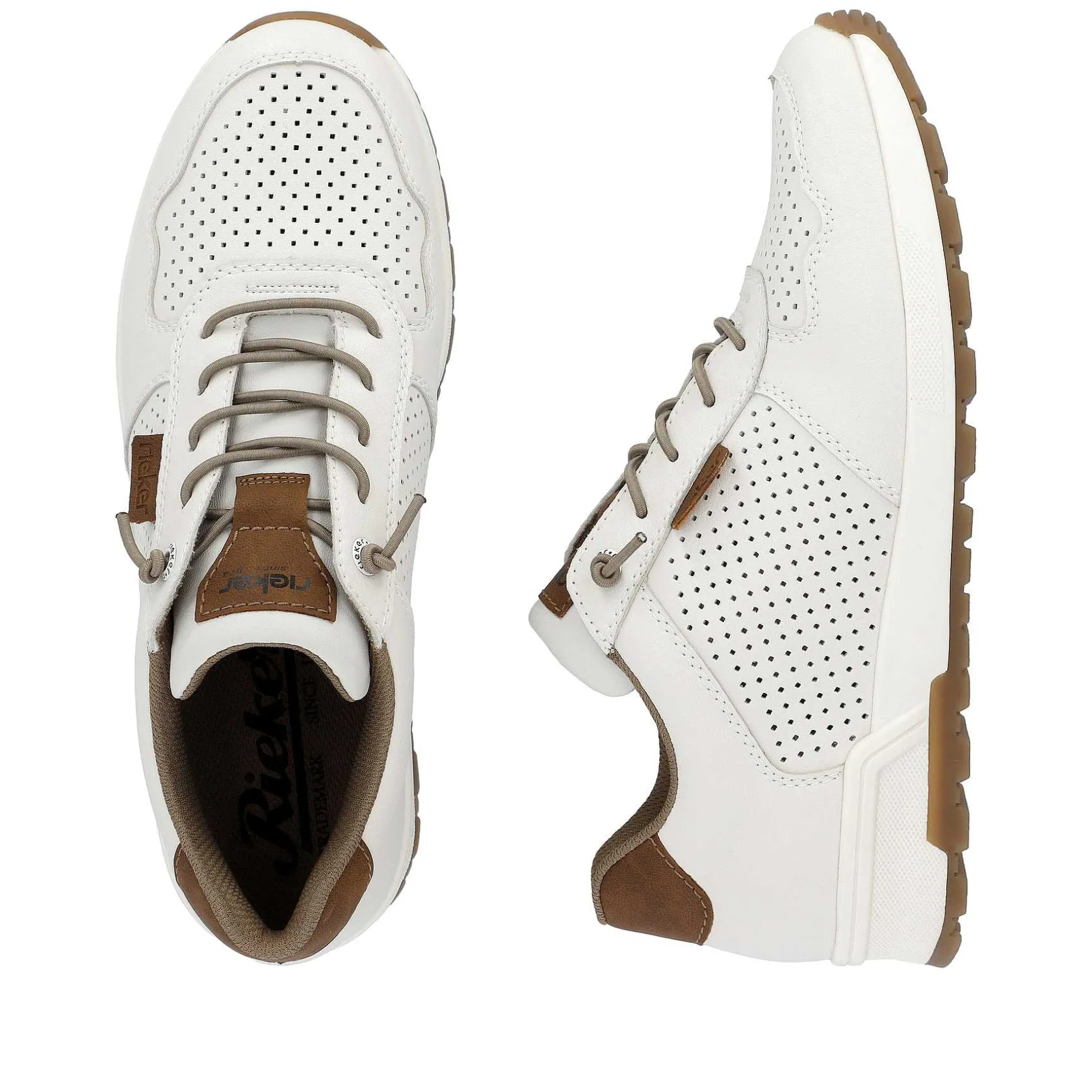 Rieker Sneakers-Men'S Slippers Cream White