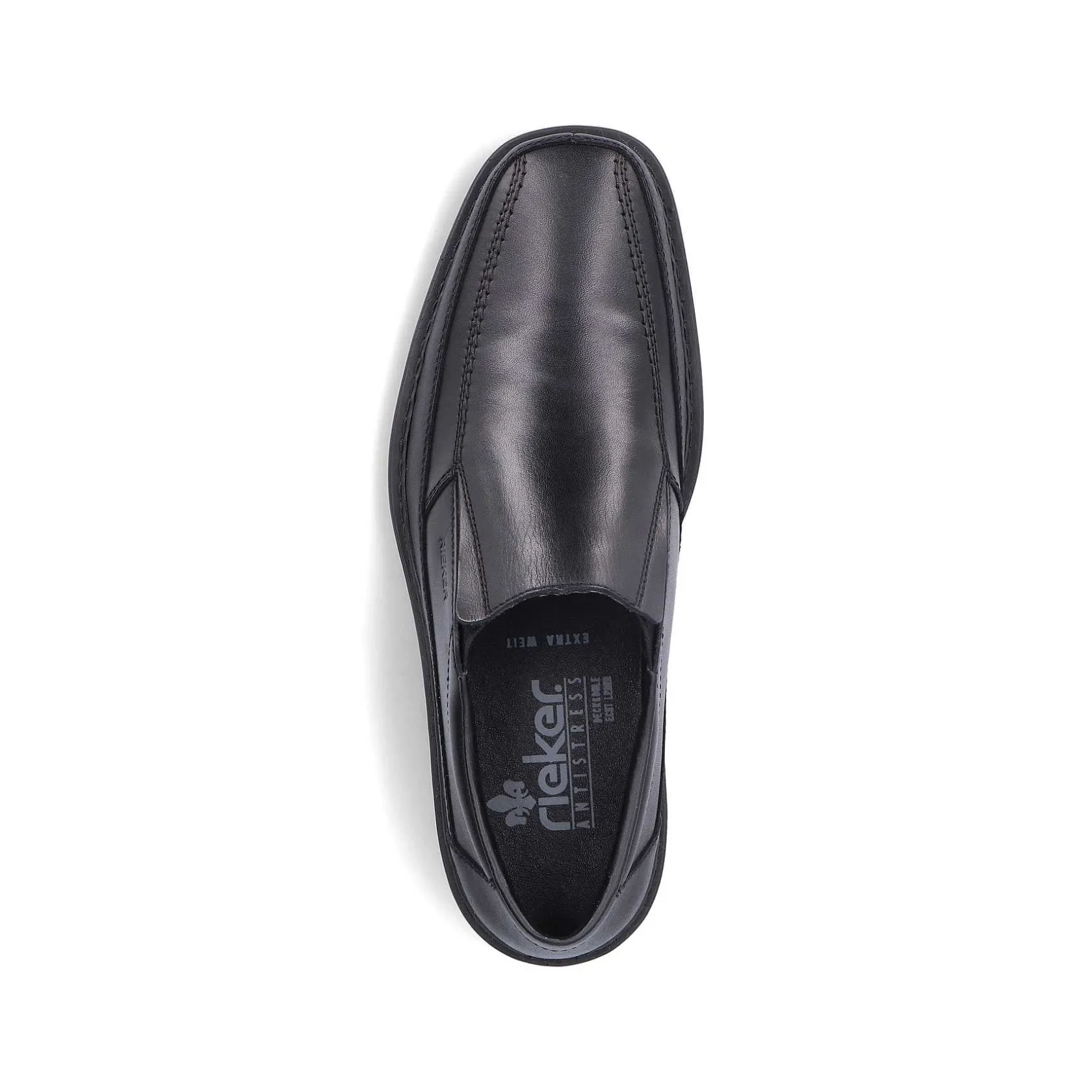 Rieker Business Shoes-Men'S Slippers Glossy Black