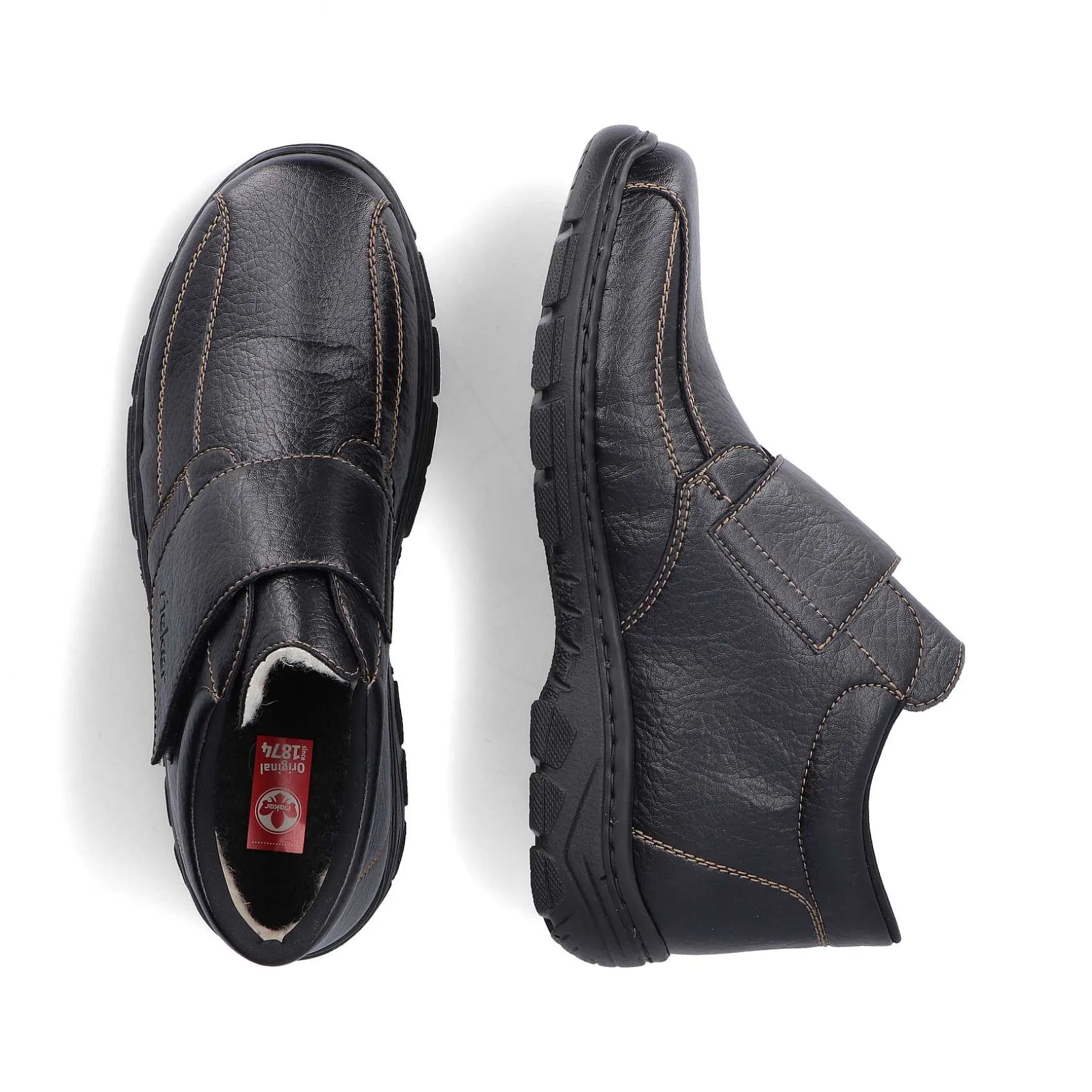 Rieker Low Shoes & Slippers-Men'S Slippers Glossy Black