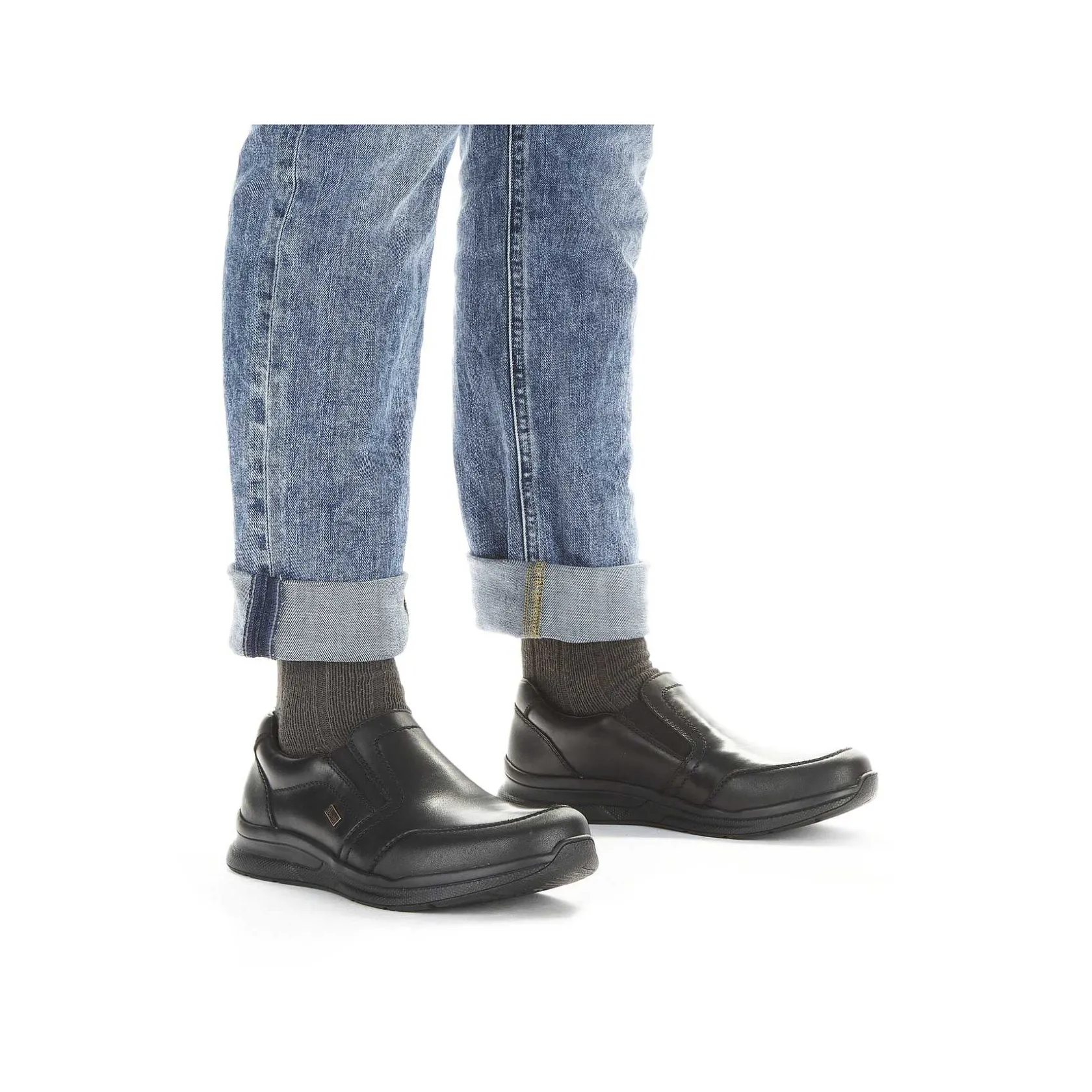 Rieker Low Shoes & Slippers-Men'S Slippers Glossy Black