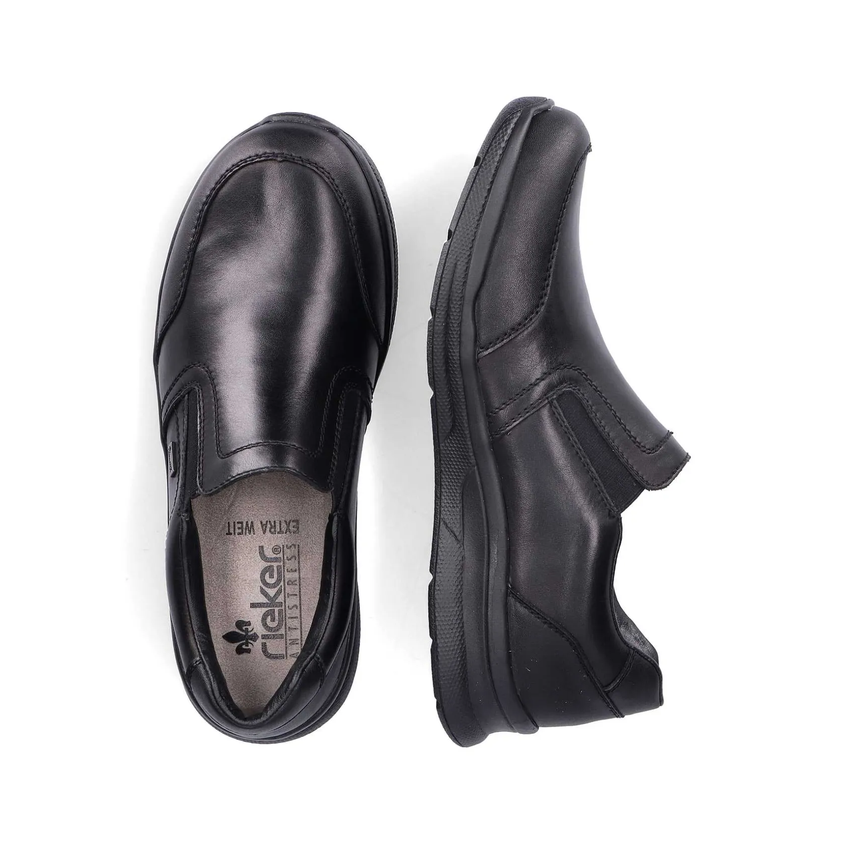 Rieker Low Shoes & Slippers-Men'S Slippers Glossy Black
