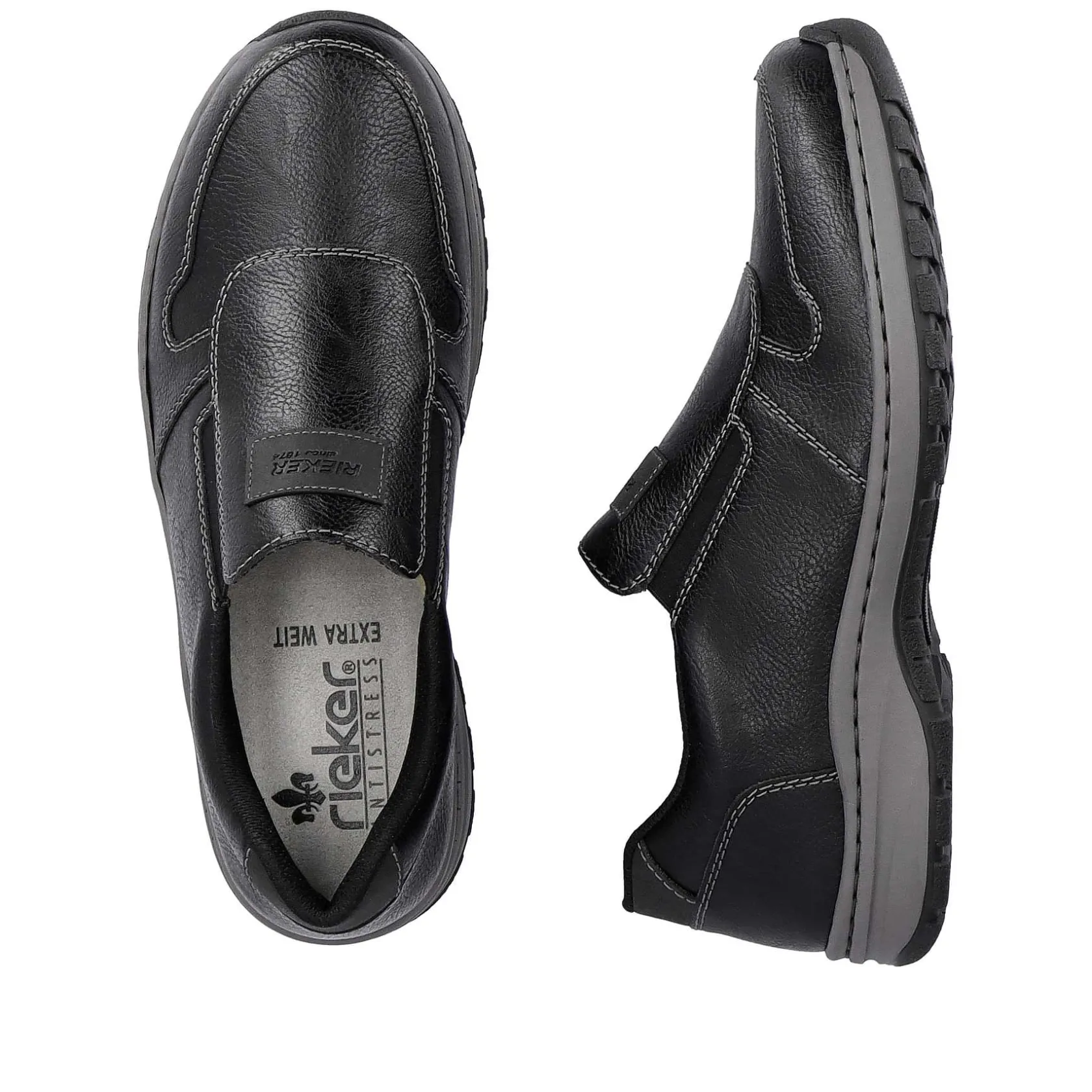 Rieker Low Shoes & Slippers-Men'S Slippers Graphite Black