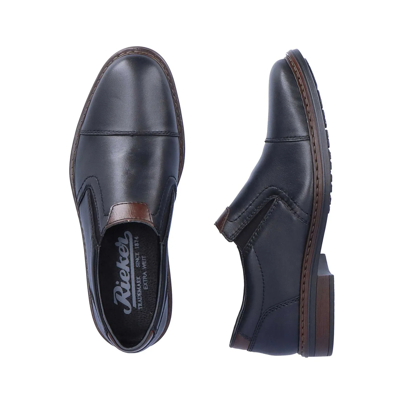 Rieker Business Shoes-Men'S Slippers Jet Black