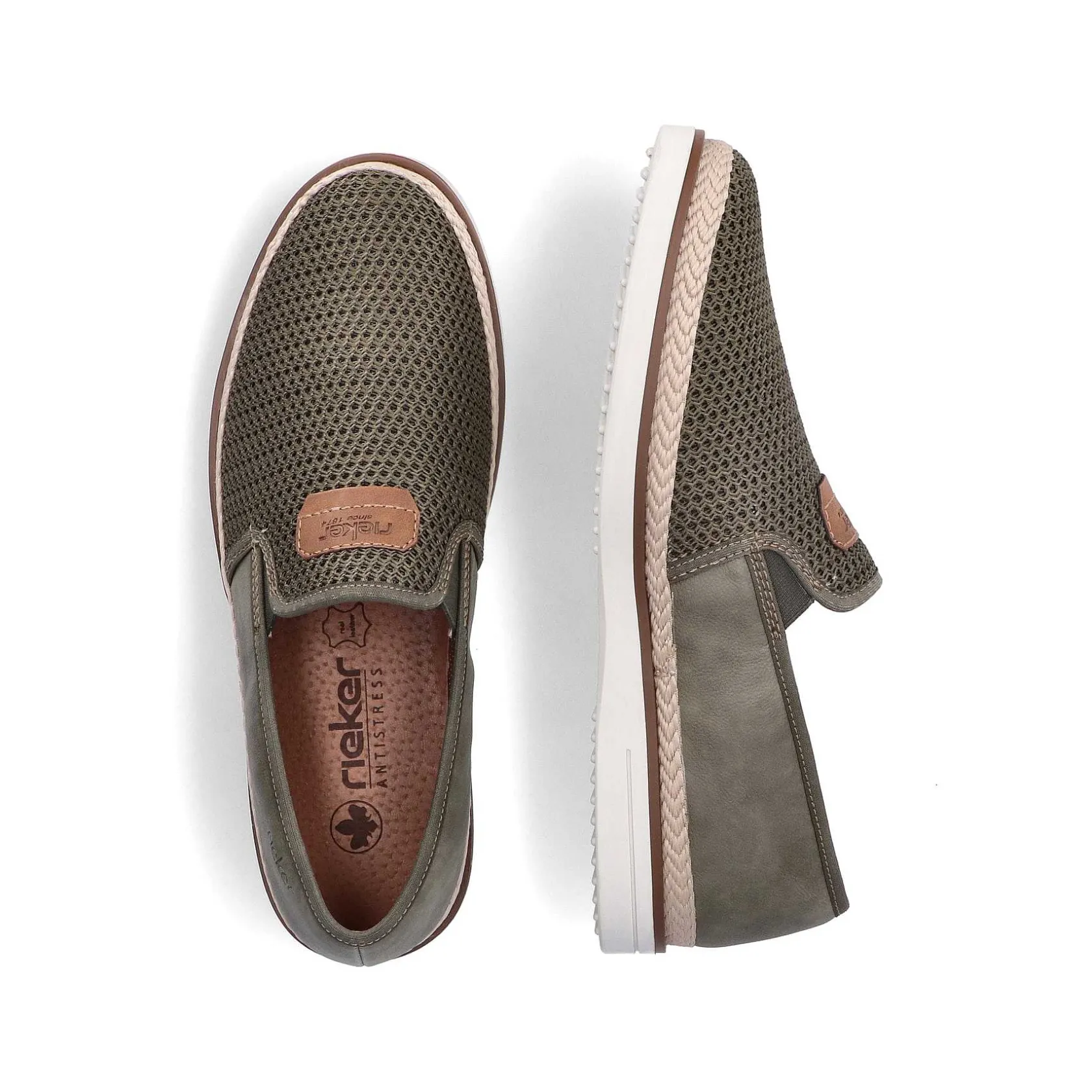 Rieker Low Shoes & Slippers-Men'S Slippers Khaki-Green