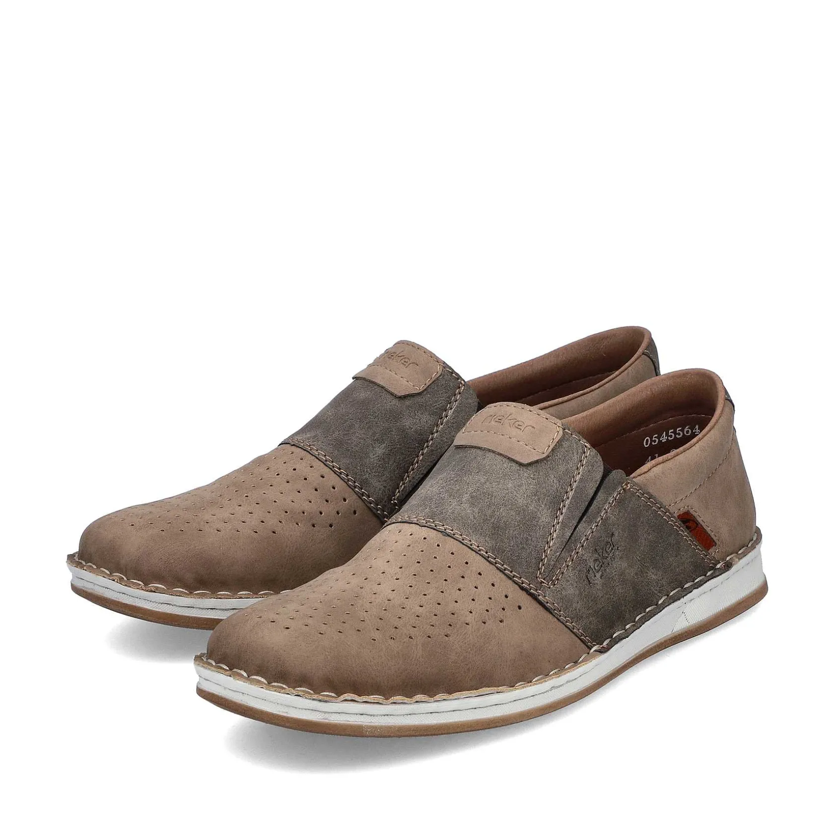 Rieker Low Shoes & Slippers-Men'S Slippers Light Beige-Stone Gray