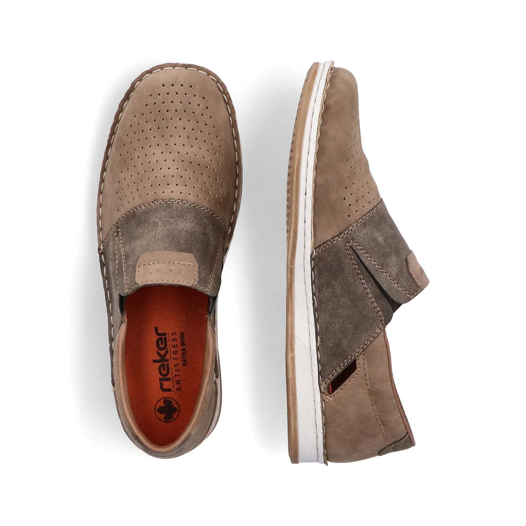 Rieker Low Shoes & Slippers-Men'S Slippers Light Beige-Stone Gray