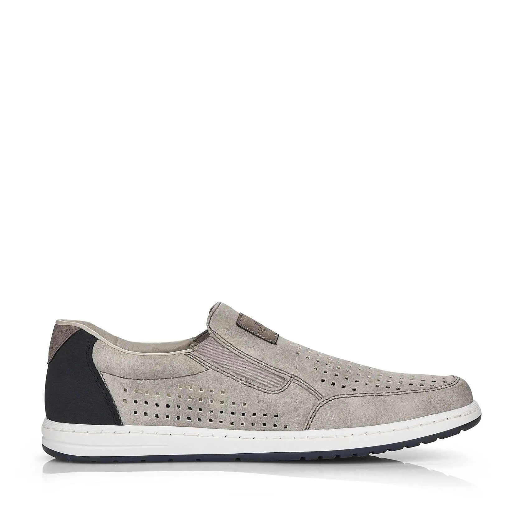 Rieker Summer Shoes-Men'S Slippers Moon Grey