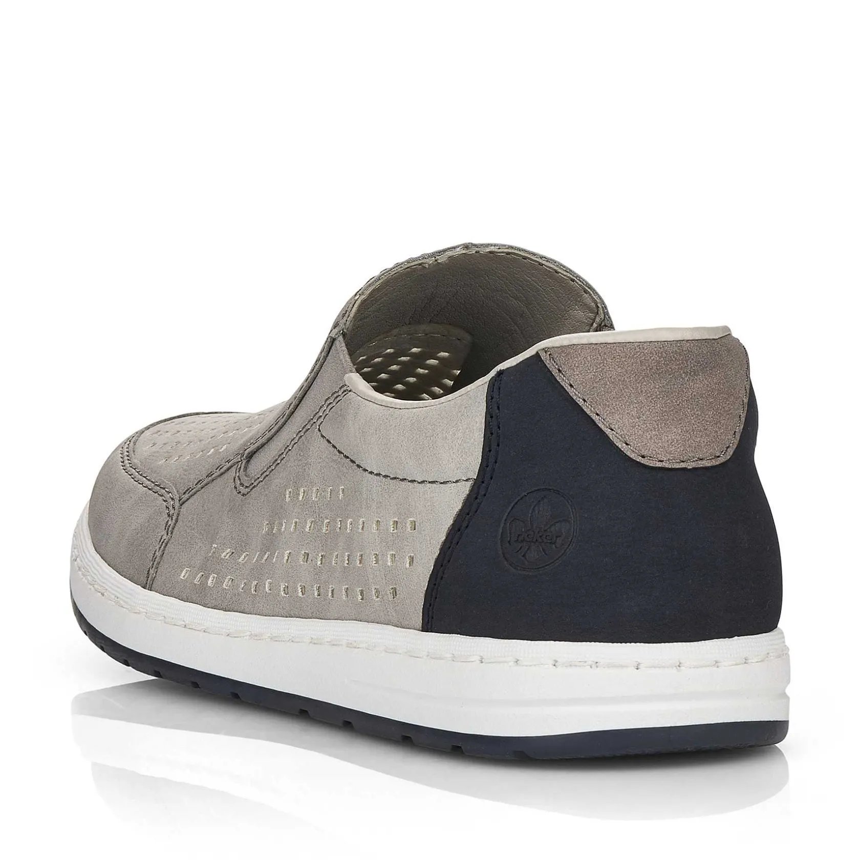 Rieker Summer Shoes-Men'S Slippers Moon Grey