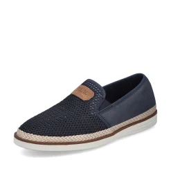 Rieker Summer Shoes-Men'S Slippers Navy Blue