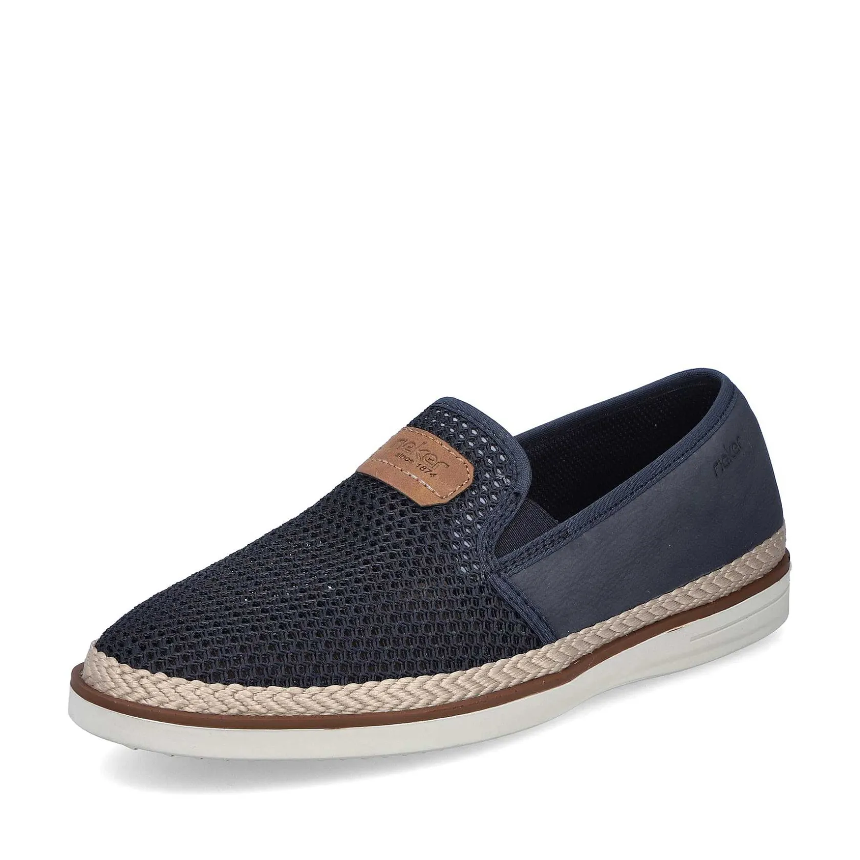 Rieker Summer Shoes-Men'S Slippers Navy Blue