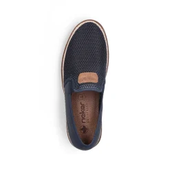 Rieker Summer Shoes-Men'S Slippers Navy Blue