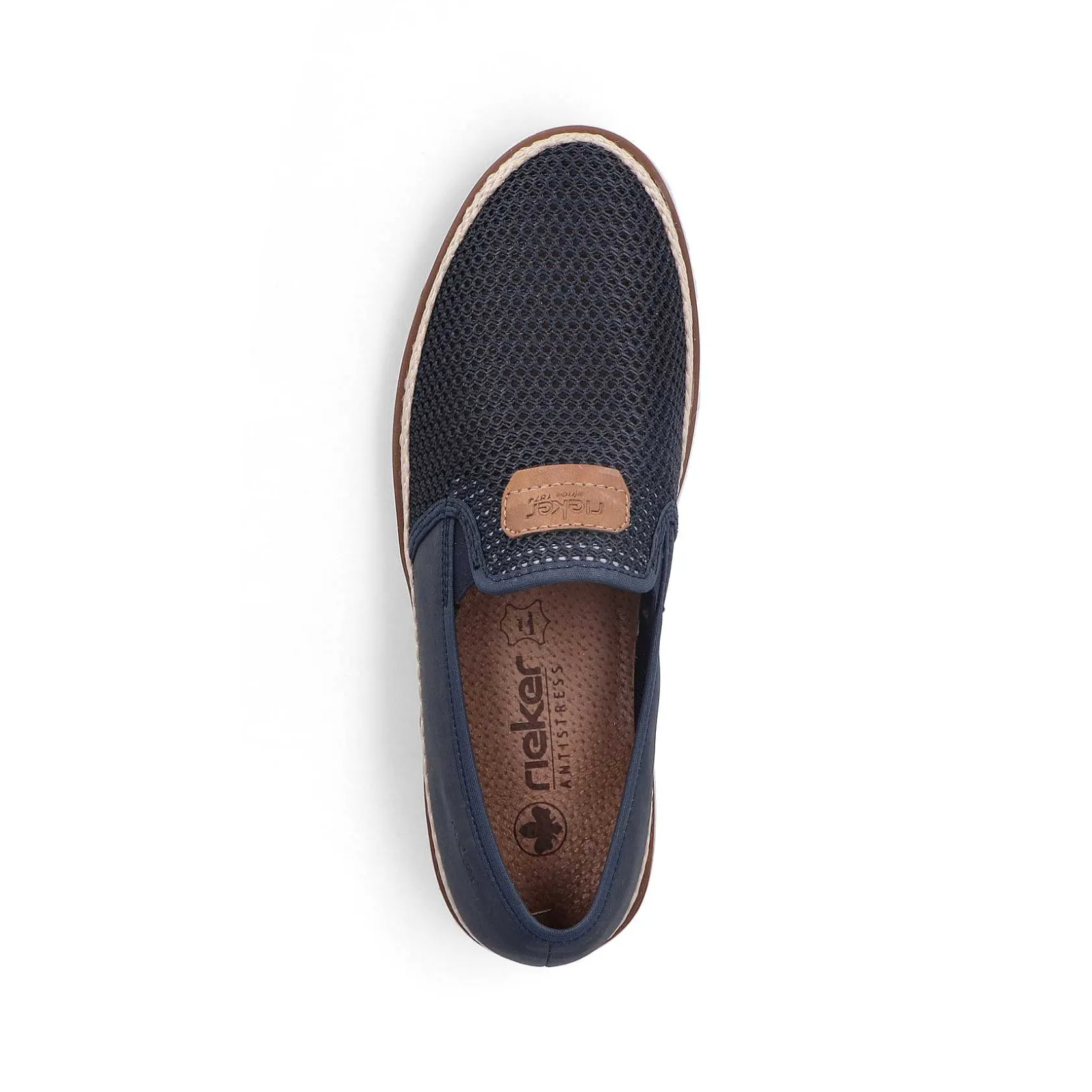Rieker Summer Shoes-Men'S Slippers Navy Blue
