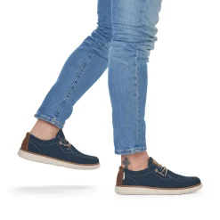 Rieker Sporty Styles-Men'S Slippers Navy Blue