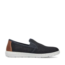 Rieker Summer Shoes-Men'S Slippers Navy Blue