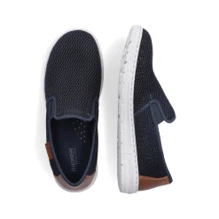 Rieker Summer Shoes-Men'S Slippers Navy Blue