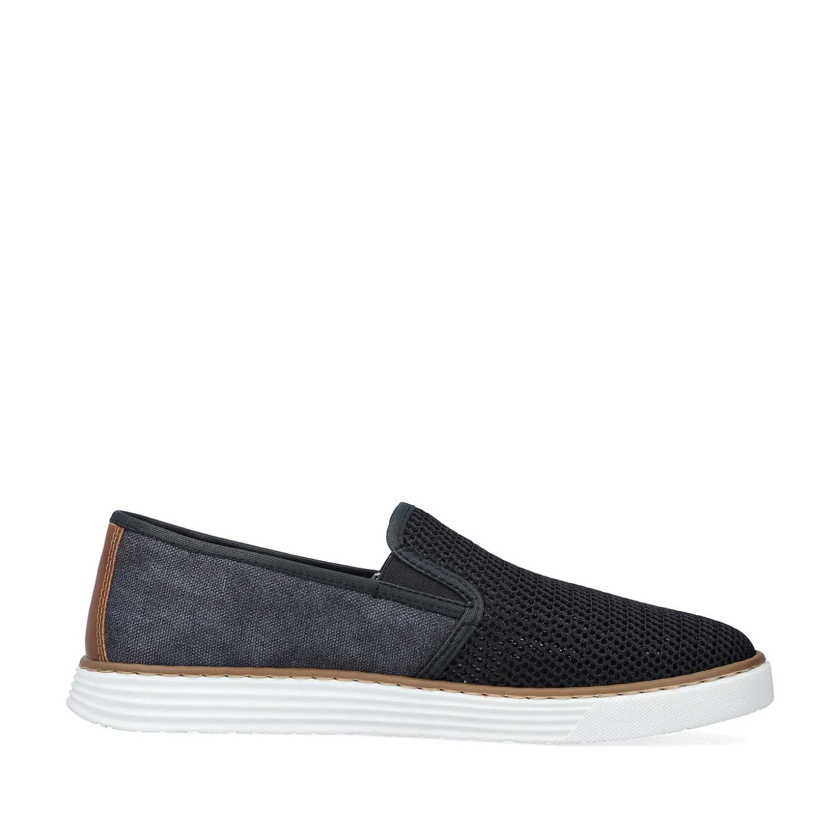 Rieker Summer Shoes-Men'S Slippers Navy Blue
