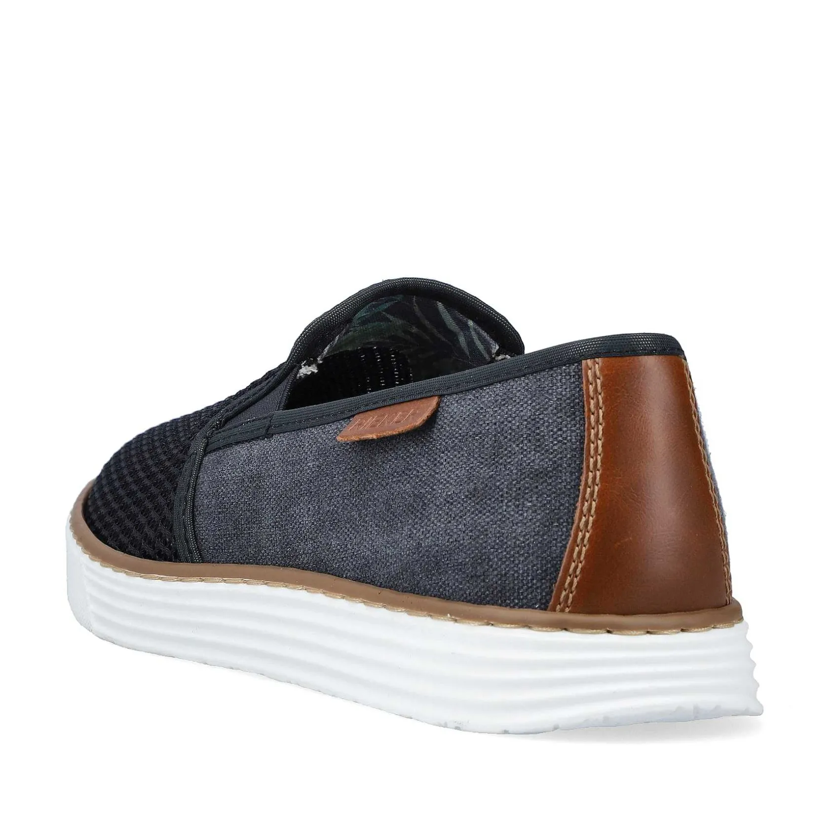 Rieker Summer Shoes-Men'S Slippers Navy Blue