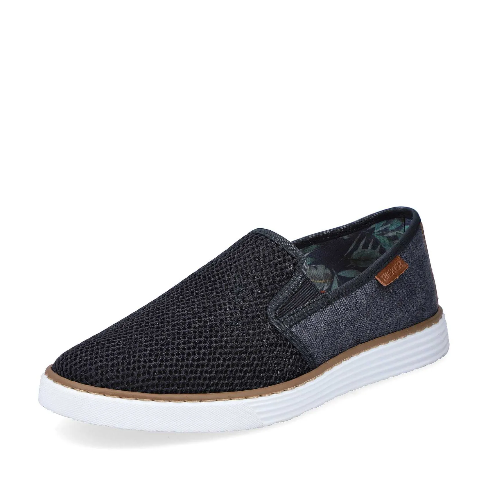 Rieker Summer Shoes-Men'S Slippers Navy Blue