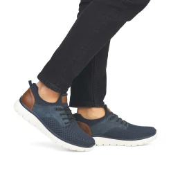 Rieker Sporty Styles-Men'S Slippers Navy Blue