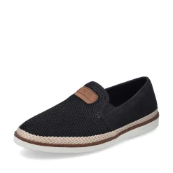 Rieker Summer Shoes-Men'S Slippers Night Black