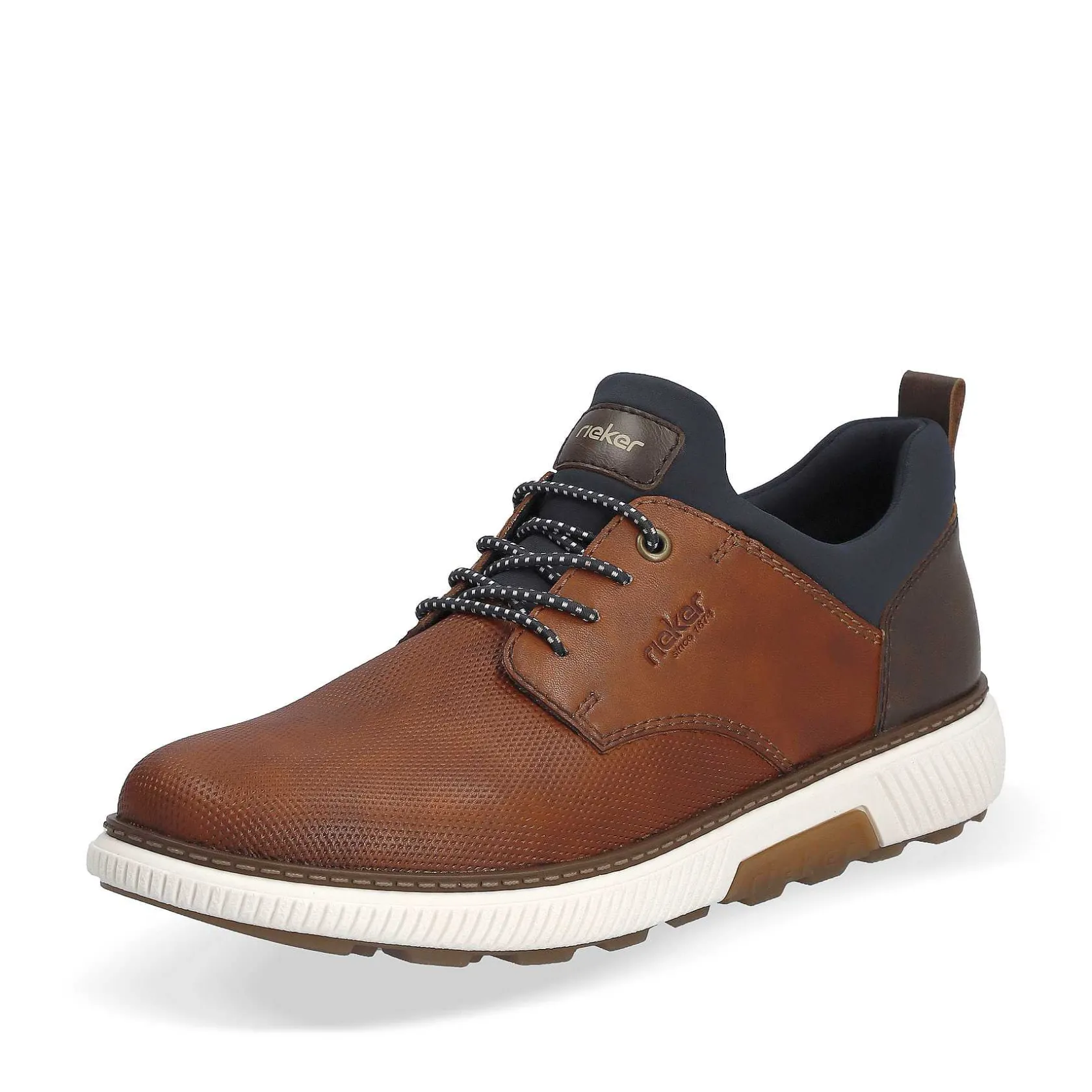 Rieker Low Shoes & Slippers-Men'S Slippers Nut Brown-Navy Blue
