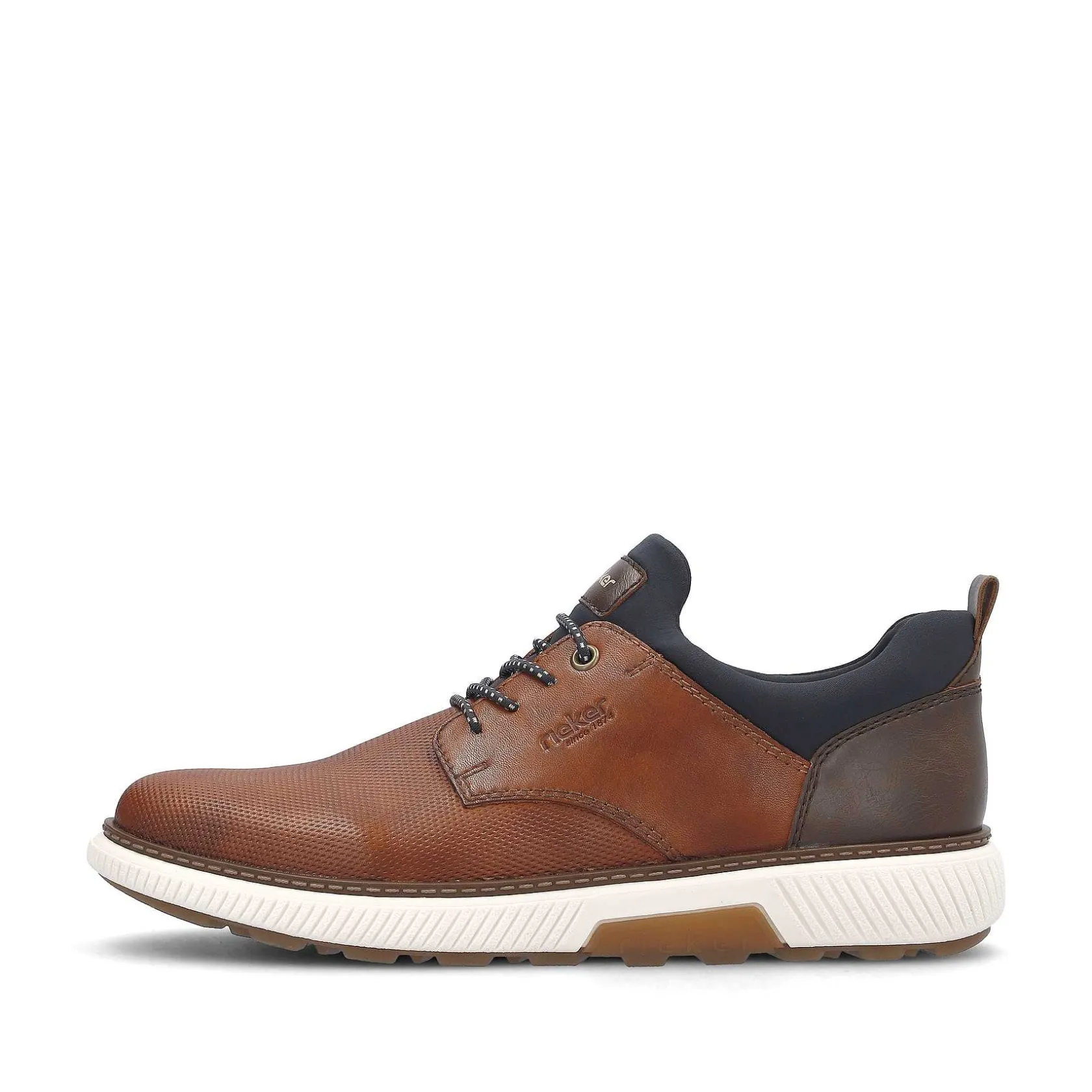 Rieker Low Shoes & Slippers-Men'S Slippers Nut Brown-Navy Blue