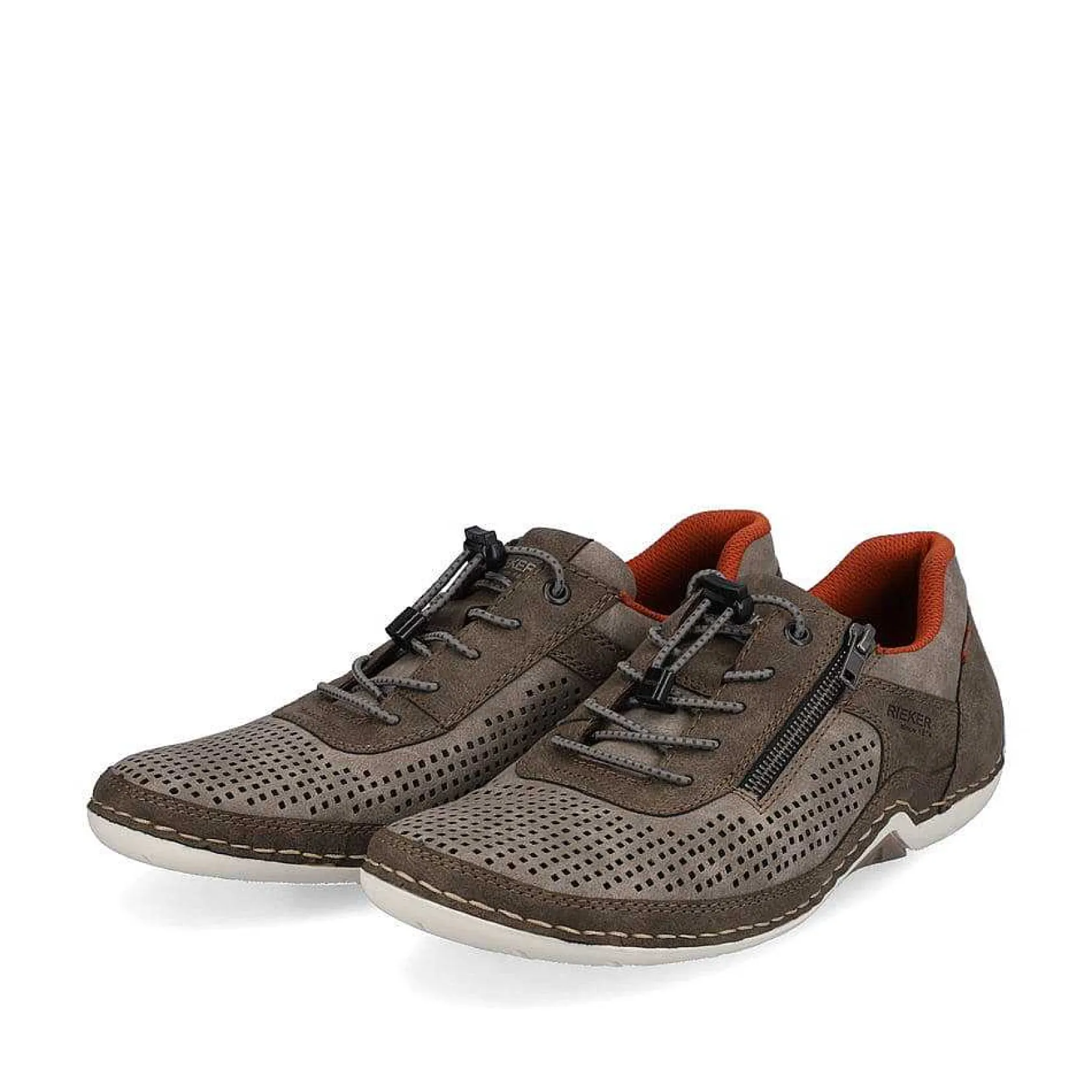 Rieker Low Shoes & Slippers-Men'S Slippers Olive Brown-Orange