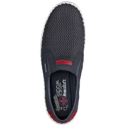 Rieker Summer Shoes-Men'S Slippers Slate Blue