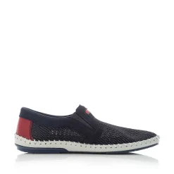 Rieker Summer Shoes-Men'S Slippers Slate Blue