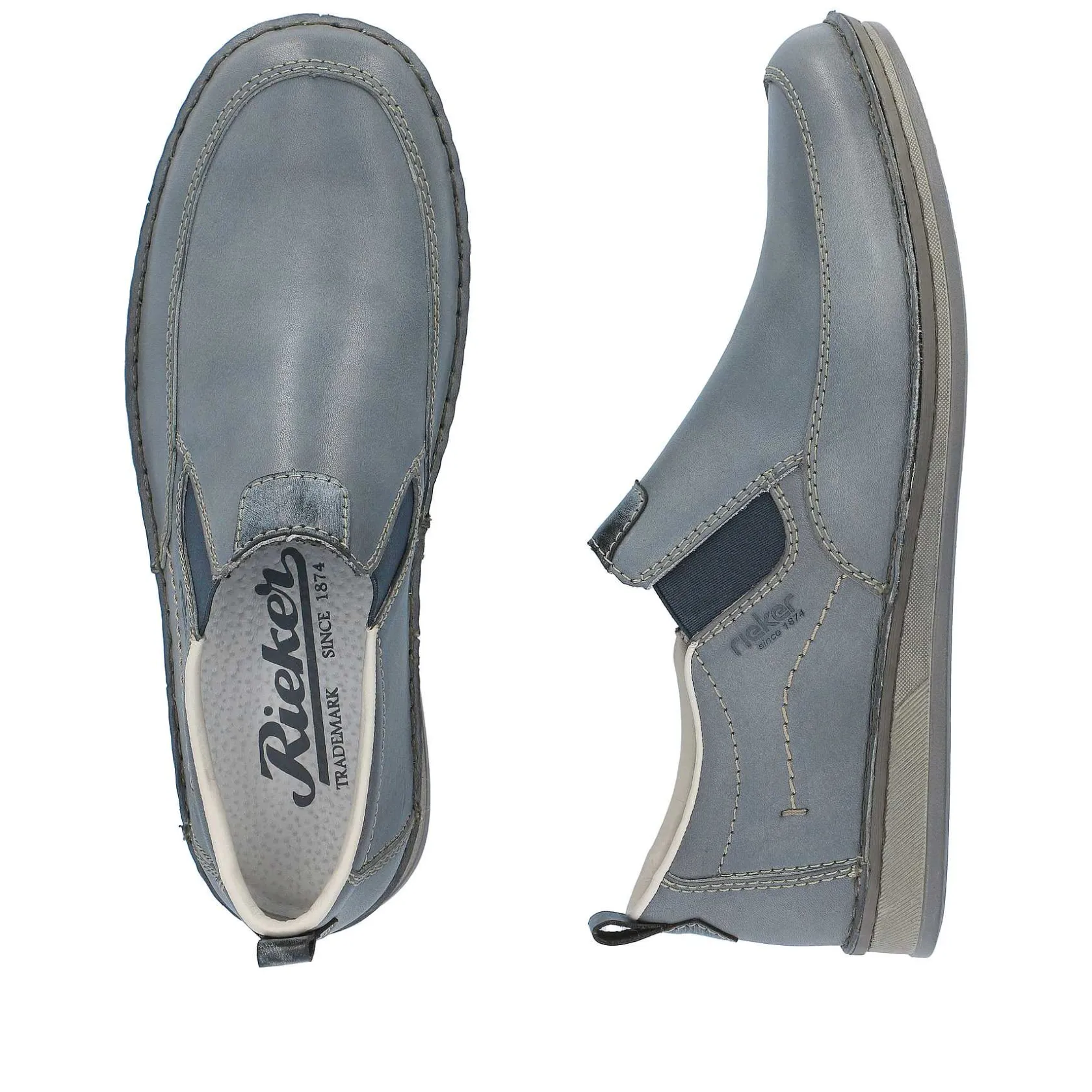 Rieker Low Shoes & Slippers-Men'S Slippers Slate Blue