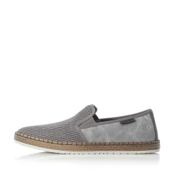 Rieker Summer Shoes-Men'S Slippers Steel Gray
