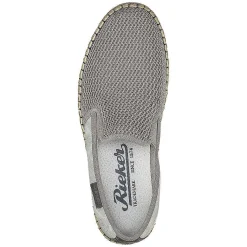Rieker Summer Shoes-Men'S Slippers Steel Gray