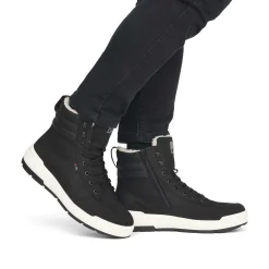 Rieker Sneakers-Men'S Sneaker High Steel Black