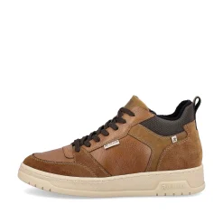 Rieker Sneakers-Men'S Sneaker High Caramel Brown