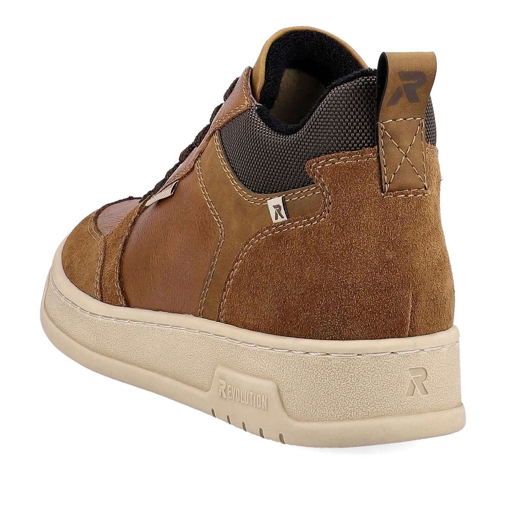 Rieker Sneakers-Men'S Sneaker High Caramel Brown